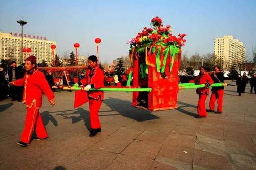 抬花轿,传统民俗文化的传承与创新